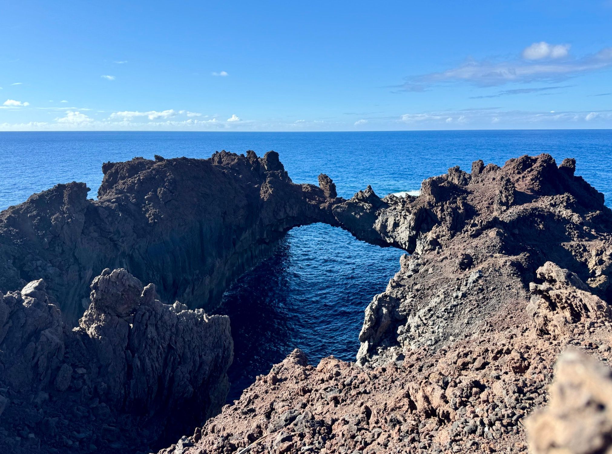 Most skalny Arco de la Tosca, dla odważnych polecam podejść bliżej, El Hierro