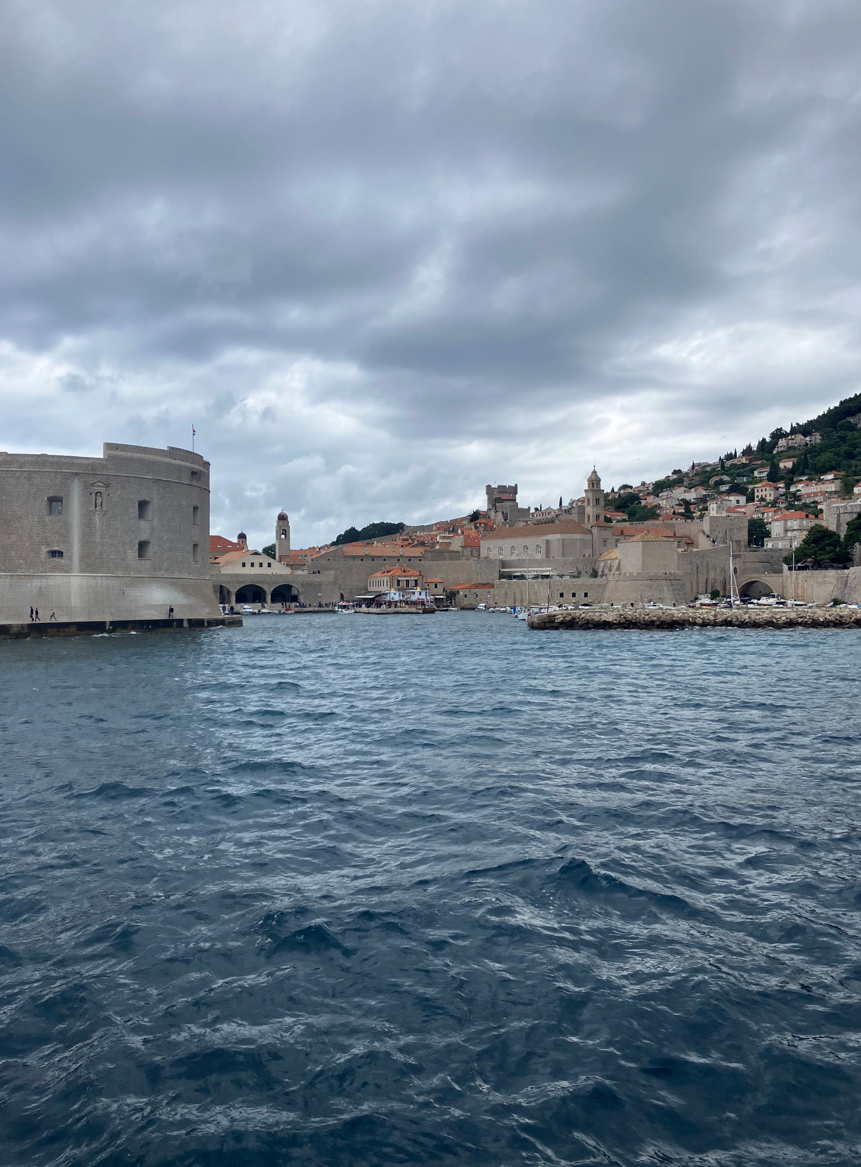 Stary port w Dubrowniku.