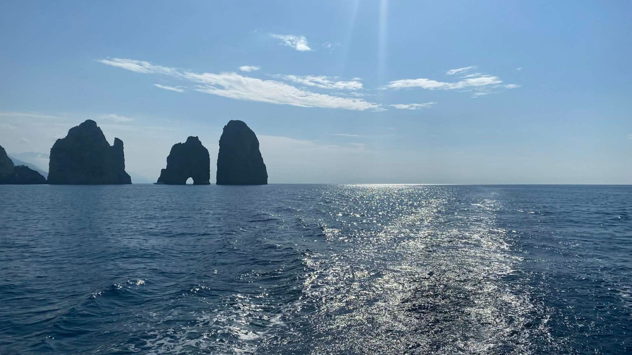 Widok na Faraglioni, Capri
