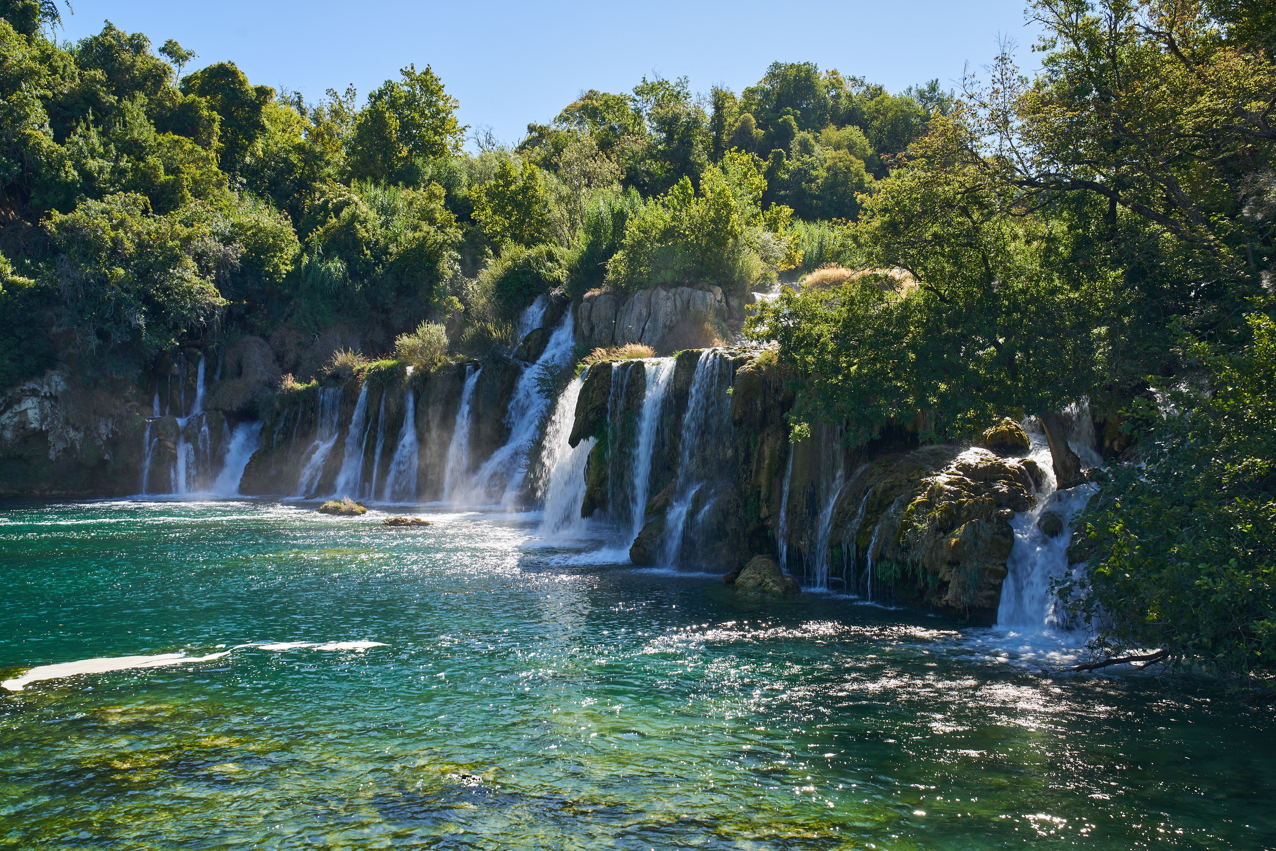 Z dzieciakami na wodospady Krka