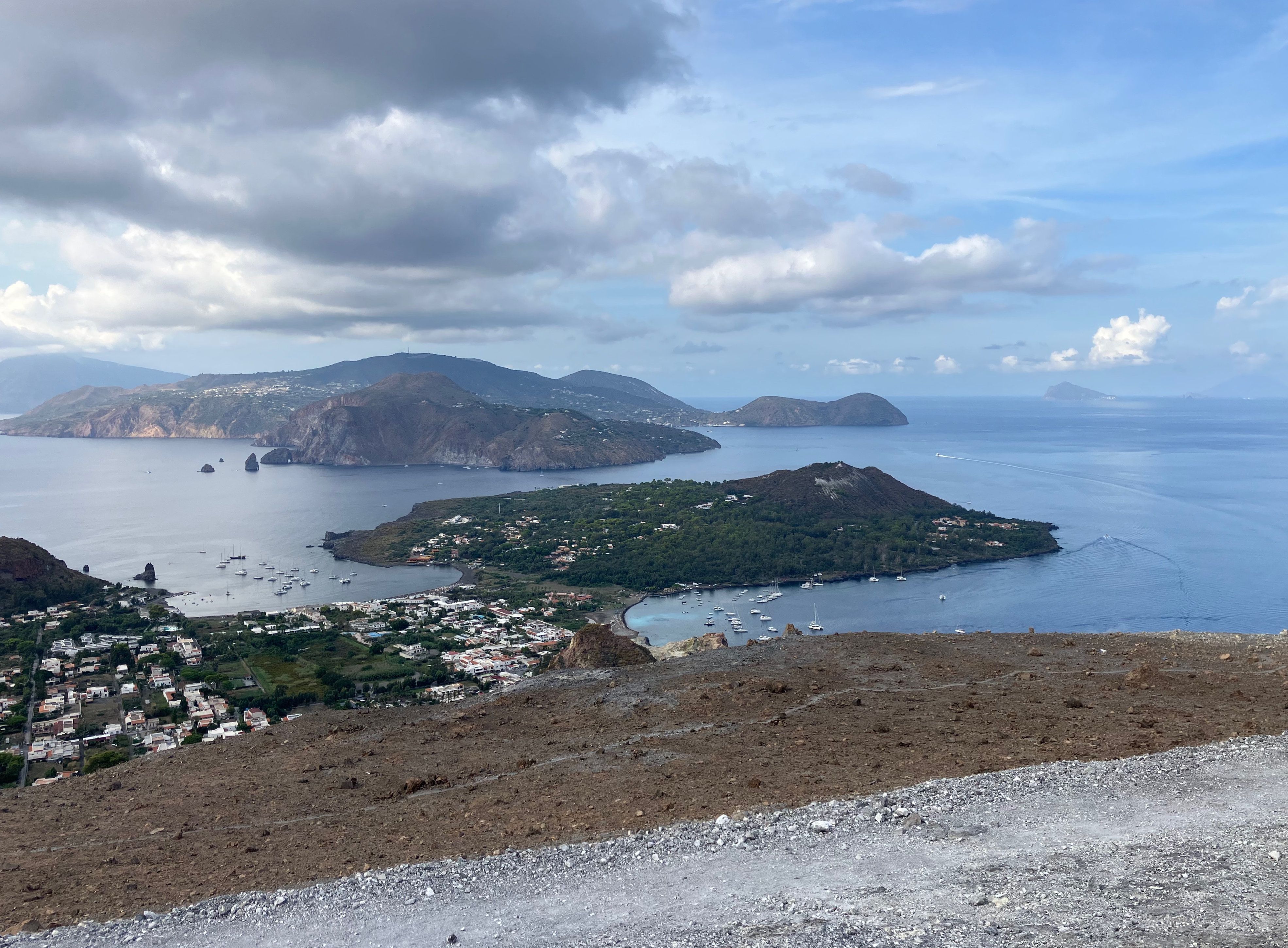 Vulcano — widok na miasto