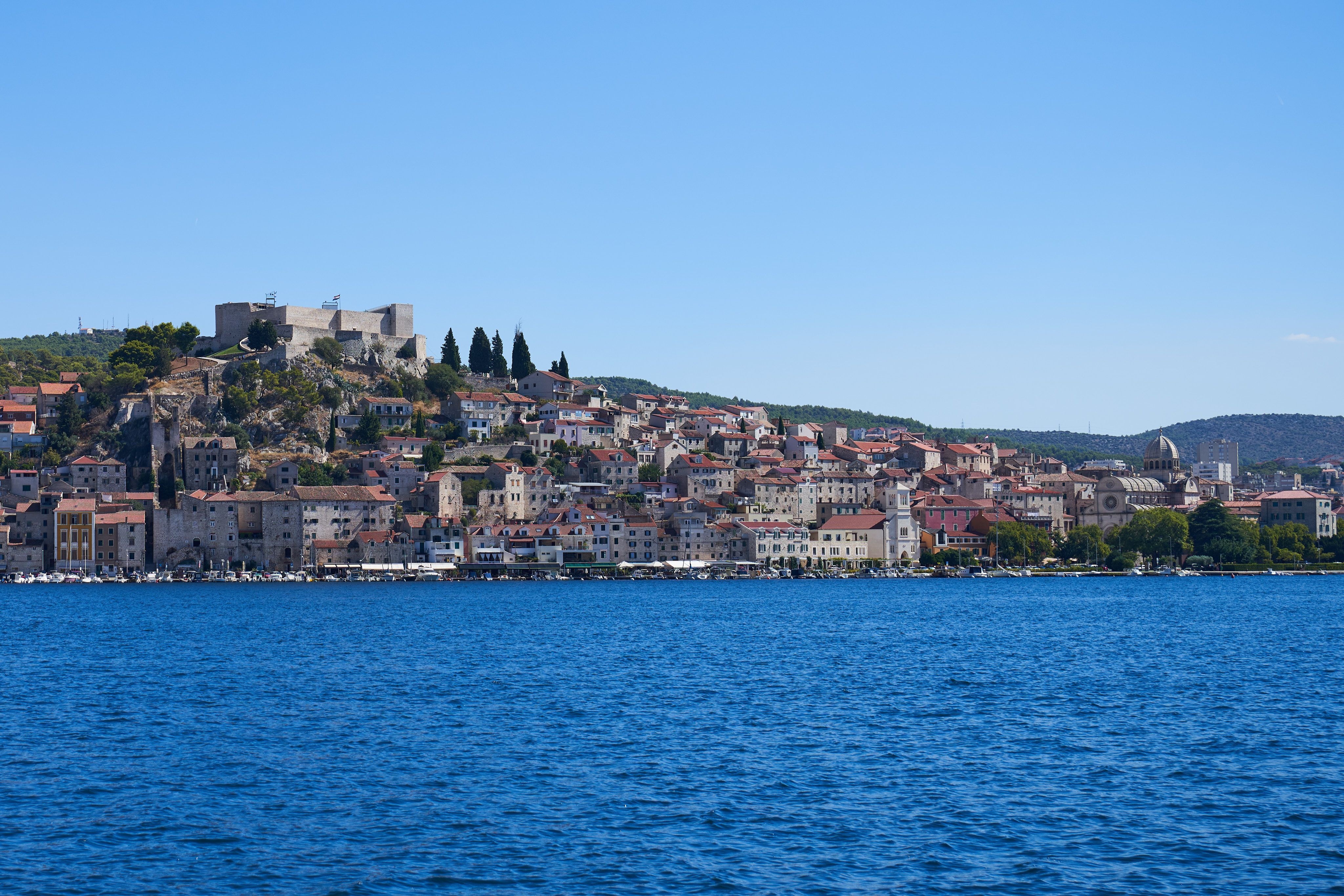 Widok na Šibenik
